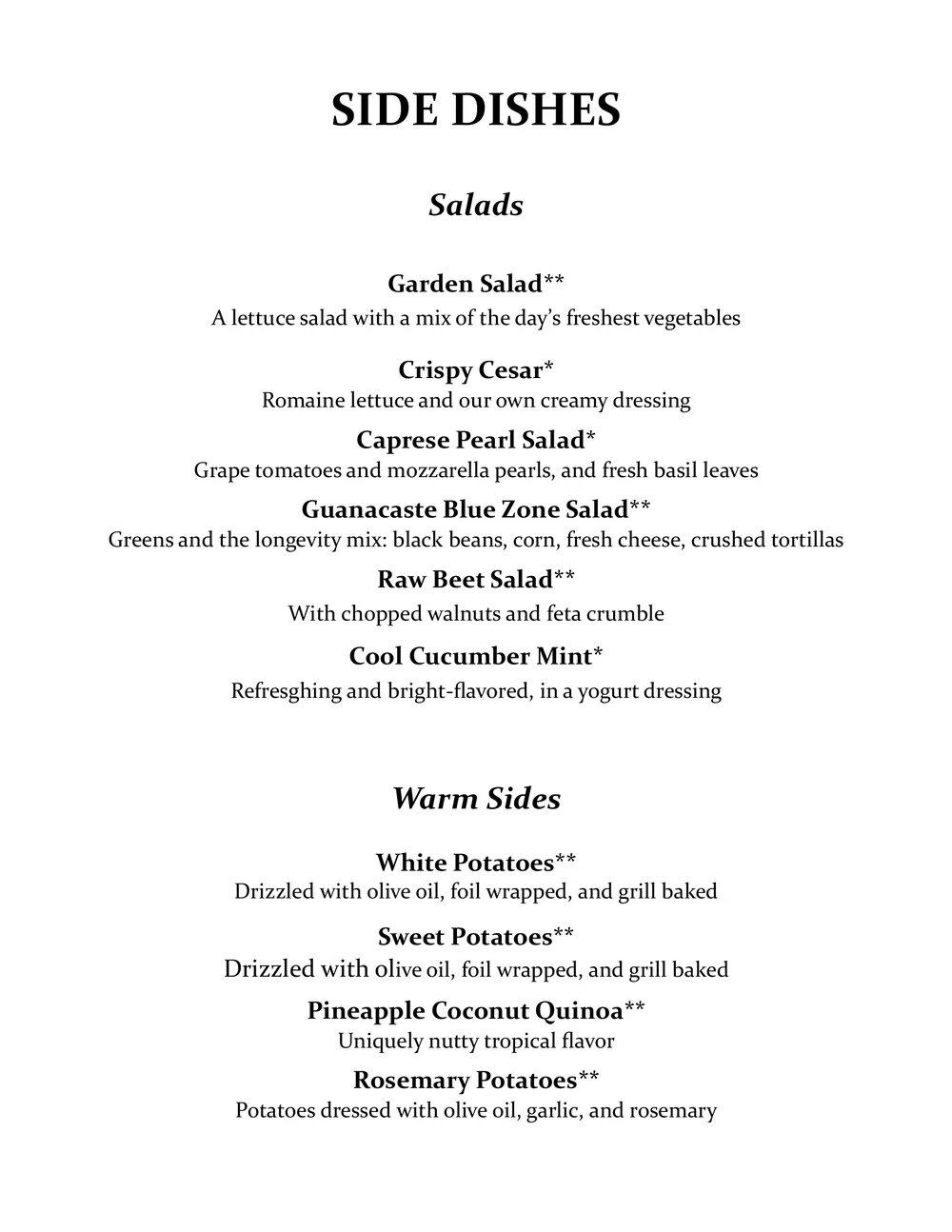 Grill Master Tamarindo menu, page 9