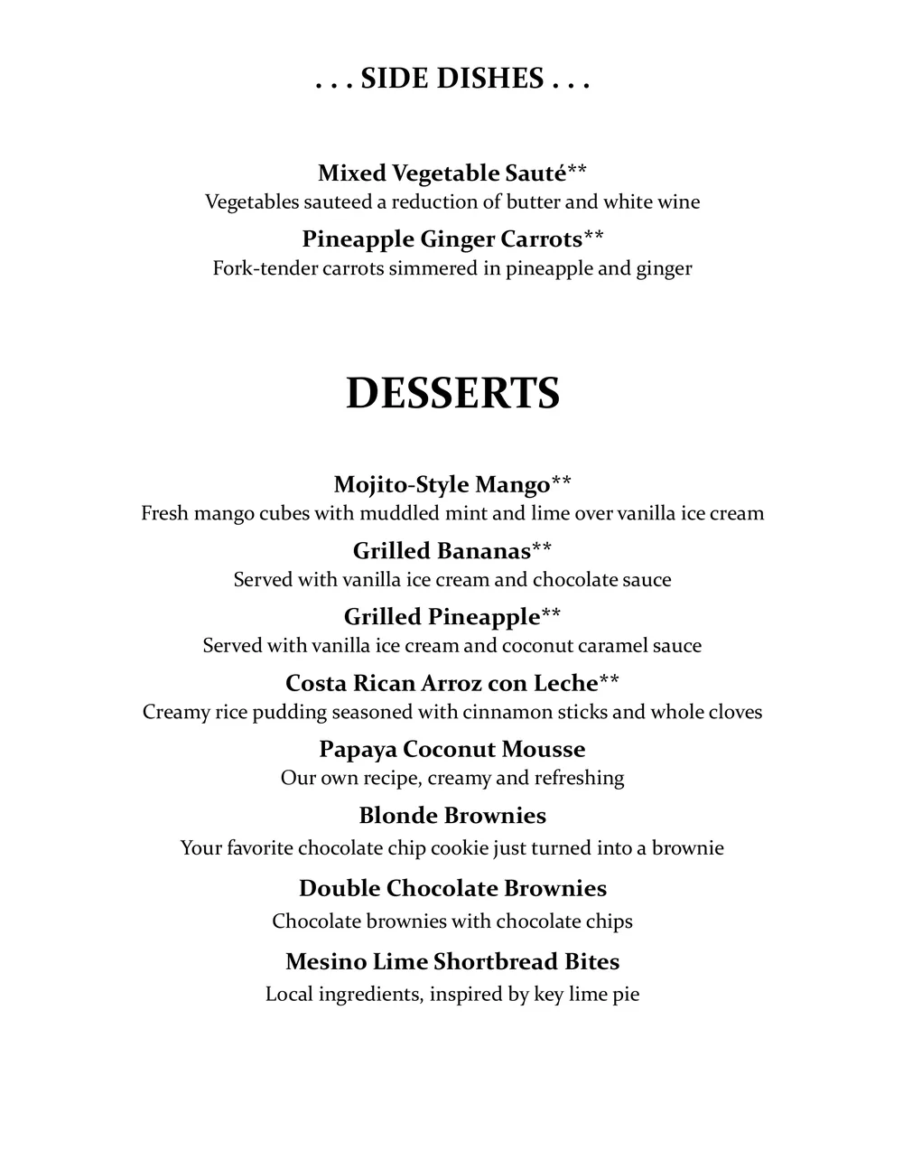 Grill Master Tamarindo menu, page 11